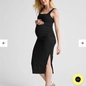 Beyond Yoga Spacedye Icon Maternity Dress (Darkest Night)